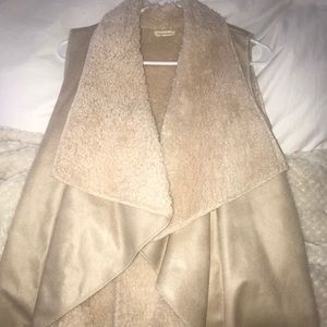 faux fur vest